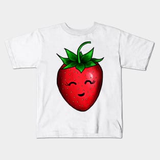 Strawberry Smiles Kids T-Shirt